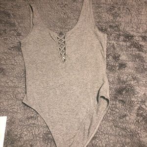 Lace up bodysuit